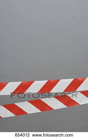 Red and white cordon tape View Large Photo Image Stock Image - Red and white cordon tape. Fotosearch
