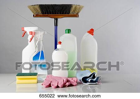 Cleaning Supplies View Large Photo Image Stock Image - Cleaning Supplies. Fotosearch
