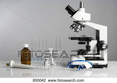 Stock Image - Laboratory equipment. Fotosearch