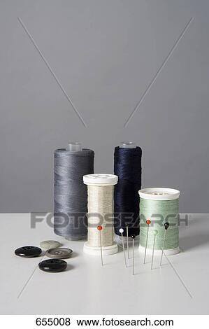 Sewing equipment View Large Photo Image Stock Photo - Sewing equipment. Fotosearch