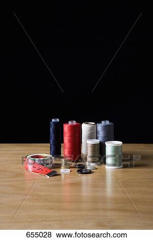 Sewing equipment View Large Photo Image Stock Photo - Sewing equipment. Fotosearch