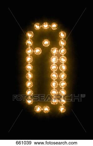 A paper clip symbol in illuminated light bulbs View Large Photo Image Stock Photo - A paper clip symbol in illuminated light bulbs. Fotosearch