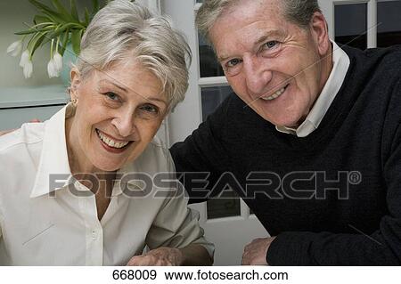 Portrait of a senior couple View Large Photo Image Stock Photo - Portrait of a senior couple. Fotosearch