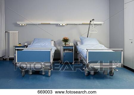 Stock Image - A hospital ward. Fotosearch