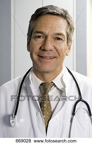 Portrait of a doctor View Large Photo Image Stock Photo - Portrait of a doctor. Fotosearch