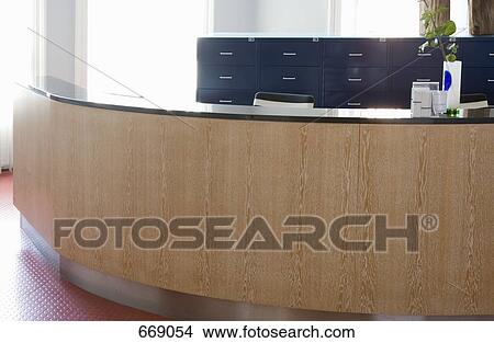 Reception desk in a doctor’s surgery View Large Photo Image Picture - Reception desk in a doctor’s surgery. Fotosearch