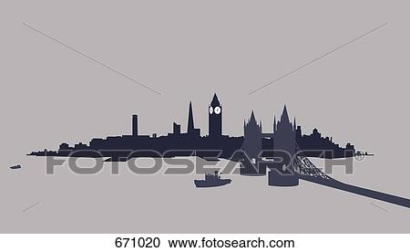 London, Great Britain View Large Illustration Clipart - London, Great Britain. Fotosearch