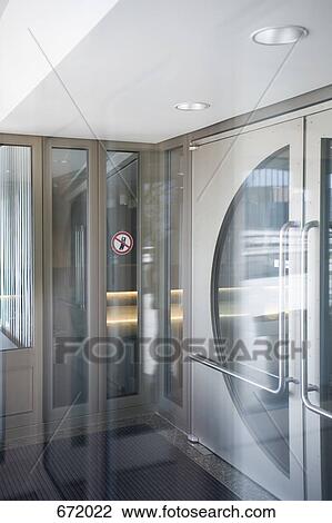 Stock Image - Entrance into a building. Fotosearch