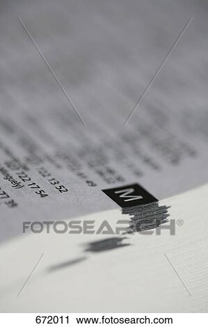 Extreme close-up of ‘m’ in a phonebook View Large Photo Image Stock Image - Extreme close-up of ‘m’ in a phonebook. Fotosearch