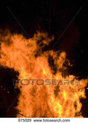 A roaring bonfire View Large Photo Image Stock Photo - A roaring bonfire. Fotosearch