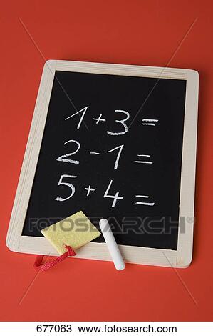 A chalkboard with math problems written on it View Large Photo Image Stock Image - A chalkboard with math problems written on it. Fotosearch