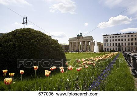 Brandenburg Gate in spring, Berlin, Germany View Large Photo Image Stock Photograph - Brandenburg Gate in spring, Berlin, Germany. Fotosearch