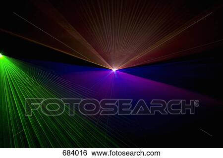 Multi colored laser lights View Large Photo Image Stock Photograph - Multi colored laser lights. Fotosearch