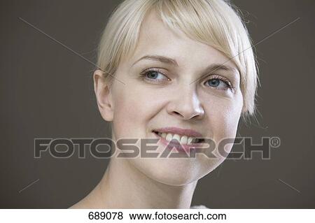 Portrait of a woman View Large Photo Image Stock Photo - Portrait of a woman. Fotosearch