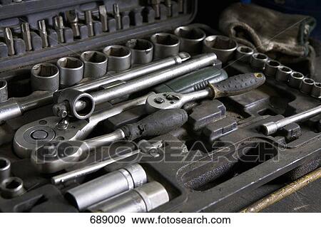 Tools in a tool box View Large Photo Image Stock Photo - Tools in a tool box. Fotosearch