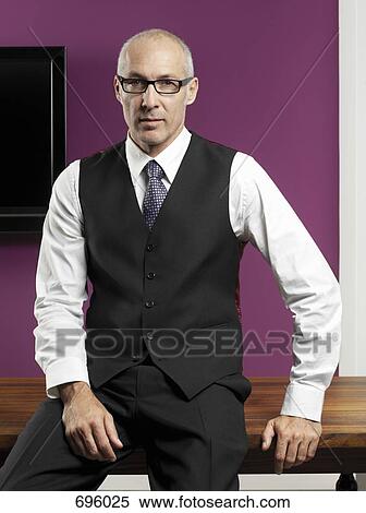 Stock Photography - Portrait of a tailor. Fotosearch