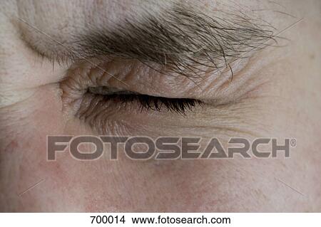 A closed eye View Large Photo Image Picture - A closed eye. Fotosearch