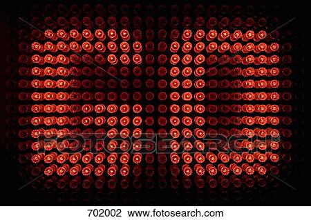 Stock Image - GO sign illuminated in lights. Fotosearch