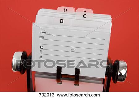 Rotary card file View Large Photo Image Stock Image - Rotary card file. Fotosearch