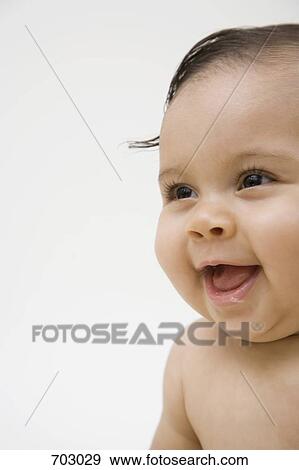 A happy baby, portrait View Large Photo Image Stock Photo - A happy baby, portrait. Fotosearch