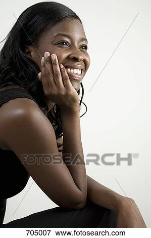 Stock Photo - Portrait of an African American woman. Fotosearch
