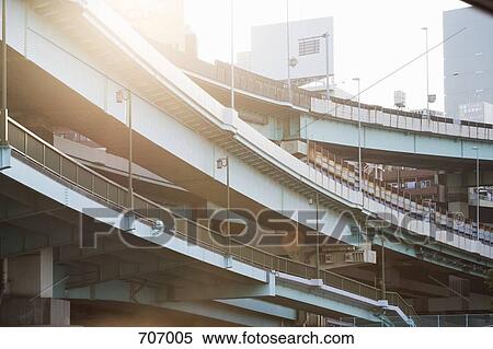 Highway over Sumida River, Tokyo View Large Photo Image Stock Photography - Highway over Sumida River, Tokyo. Fotosearch