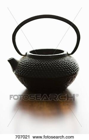 Stock Image - Japanese teapot. Fotosearch