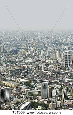 View over Shinjuku district, Tokyo View Large Photo Image Stock Photo - View over Shinjuku district, Tokyo. Fotosearch