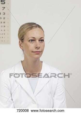 Portrait of a female doctor View Large Photo Image Stock Photo - Portrait of a female doctor. Fotosearch