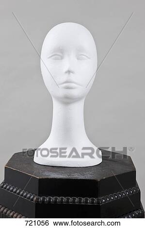 A mannequin head on a pedestal View Large Photo Image Stock Photograph - A mannequin head on a pedestal. Fotosearch