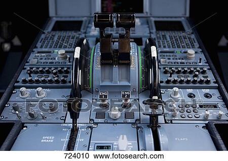 The control panel of a commercial airplane View Large Photo Image Stock Image - The control panel of a commercial airplane. Fotosearch