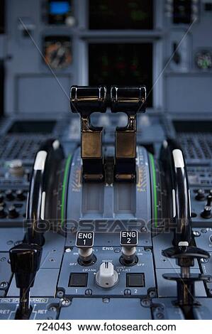 The control panel of a commercial airplane View Large Photo Image Stock Image - The control panel of a commercial airplane. Fotosearch