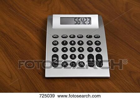 A calculator View Large Photo Image Stock Photo - A calculator. Fotosearch