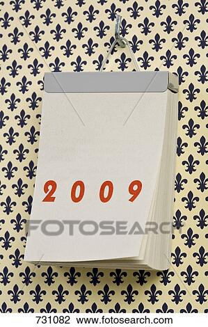 Stock Image - A German 2009 calendar. Fotosearch