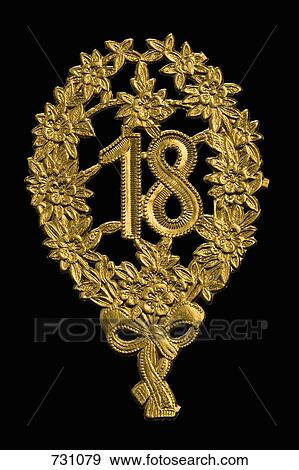 A German Steckzahl with the number 18 View Large Photo Image Stock Photo - A German Steckzahl with the number 18. Fotosearch