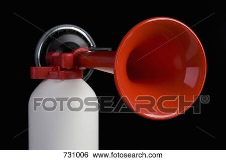 Stock Photograph - An air horn, close up. Fotosearch