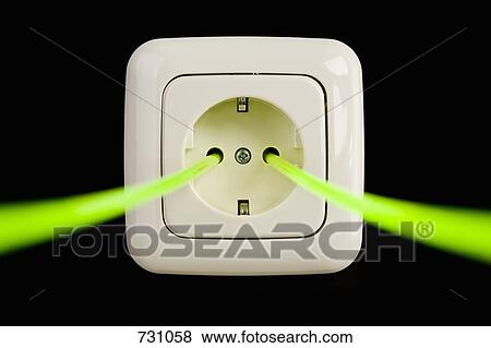 An outlet with neon green ropes from it View Large Photo Image Stock Photo - An outlet with neon green ropes from it. Fotosearch