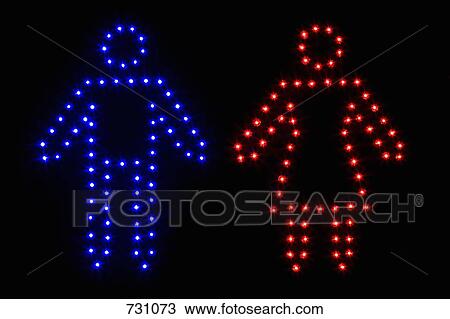 Public restroom sign View Large Photo Image Stock Image - Public restroom sign. Fotosearch