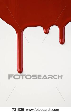 Red paint dripping down a white wall View Large Photo Image Stock Photograph - Red paint dripping down a white wall. Fotosearch