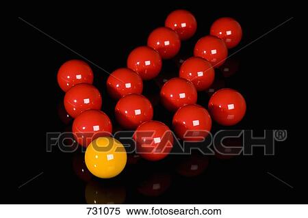 Snooker balls arranged into an arrow sign View Large Photo Image Stock Photography - Snooker balls arranged into an arrow sign. Fotosearch