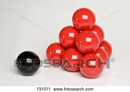 Snooker balls in a pyramid shape View Large Photo Image Stock Image - Snooker balls in a pyramid shape. Fotosearch