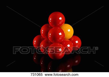 Snooker balls in a pyramid shape View Large Photo Image Stock Photography - Snooker balls in a pyramid shape. Fotosearch