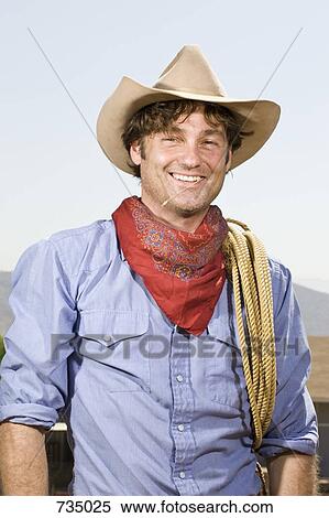 Portrait of a rancher View Large Photo Image Stock Photography - Portrait of a rancher. Fotosearch