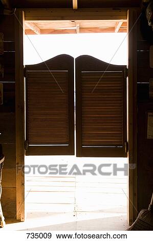 Saloon doors View Large Photo Image Stock Photo - Saloon doors. Fotosearch