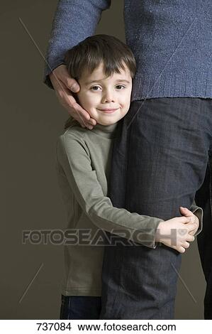 Portrait of a son and father View Large Photo Image Picture - Portrait of a son and father. Fotosearch