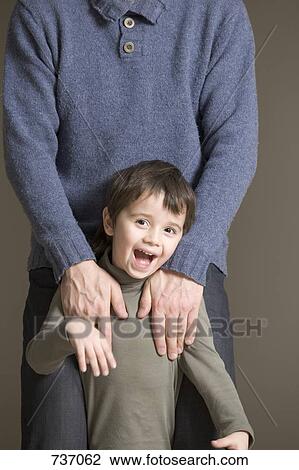 Portrait of a son and father View Large Photo Image Stock Image - Portrait of a son and father. Fotosearch