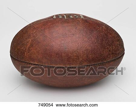 A leather Australian Rules football View Large Photo Image Picture - A leather Australian Rules football. Fotosearch