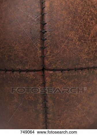 Detail of an Australian Rules football View Large Photo Image Picture - Detail of an Australian Rules football. Fotosearch