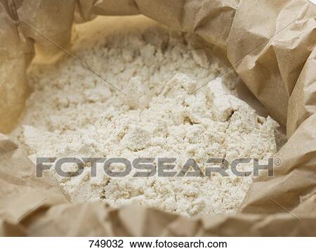 Flour in a paper bag View Large Photo Image Stock Image - Flour in a paper bag. Fotosearch