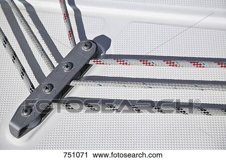 Detail of the rigging on a yacht View Large Photo Image Stock Image - Detail of the rigging on a yacht. Fotosearch